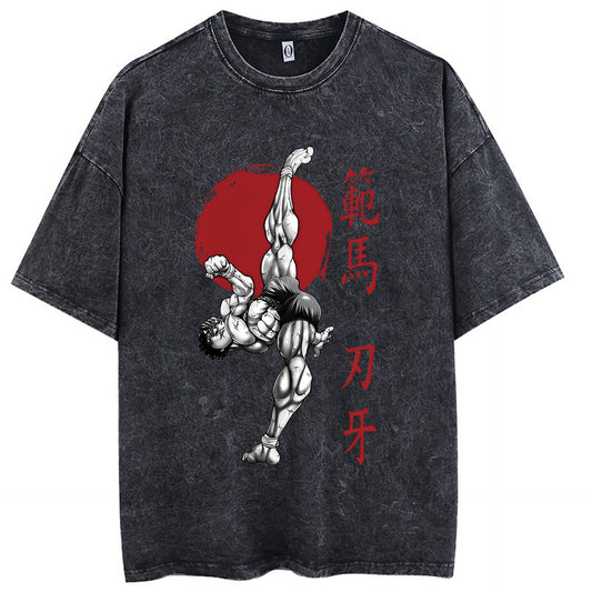 Hanma Baki Kick Vintage Tee