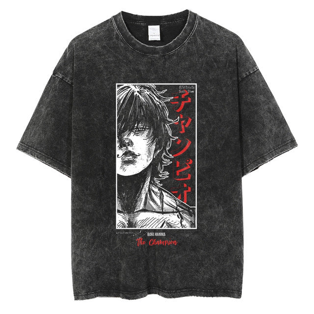 Hanma Baki The Grappler Vintage Tee