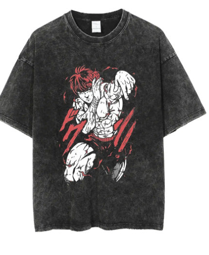 Hanma Baki The Grappler Gym Anime Tshirt Men_yythkg