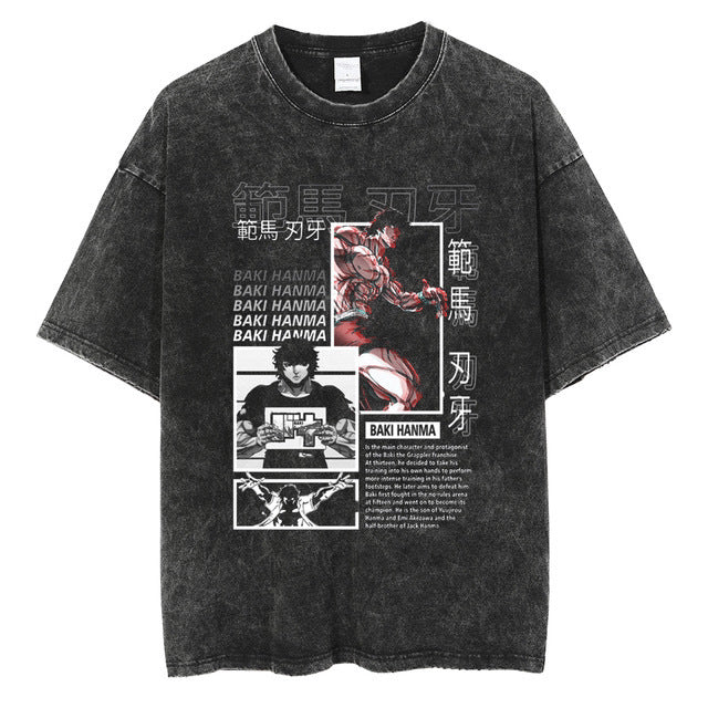 Hanma Baki Panel Vintage Tee