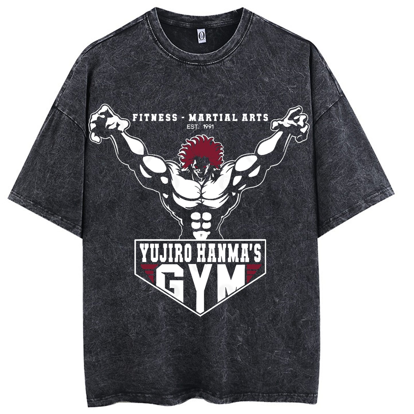 Hanma Baki The Grappler Gym Anime Tshirt Men_yythkg